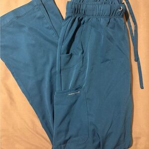 Healing Hands Women's Caribbean Blue Scrub Pants